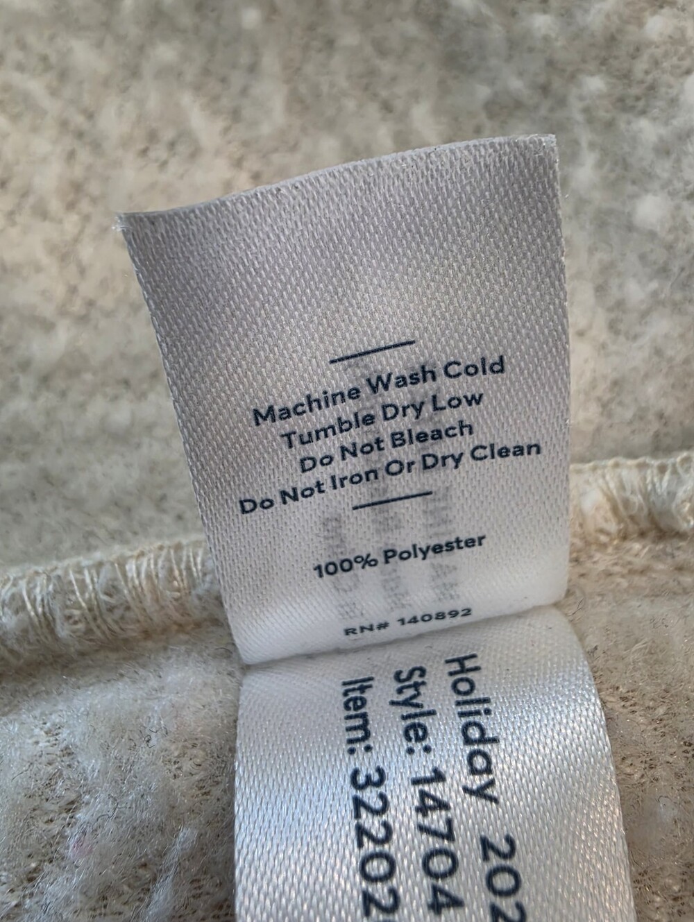 Marine Layer Cream Sherpa Teddy Fleece Jacket Shacket XS Cozy Oversized - Picture 11 of 12